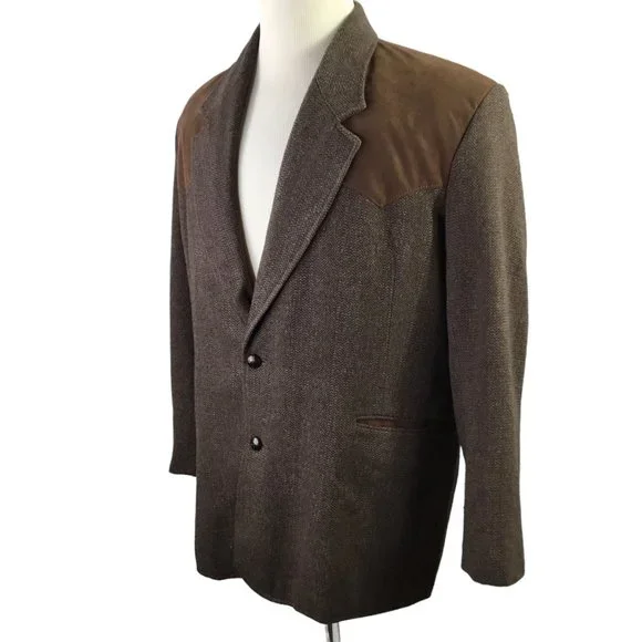 Vintage Pioneer Wear Country Gentlemen Suit Coat Blazer Jacket Western USA Sport - Picture 3 of 13